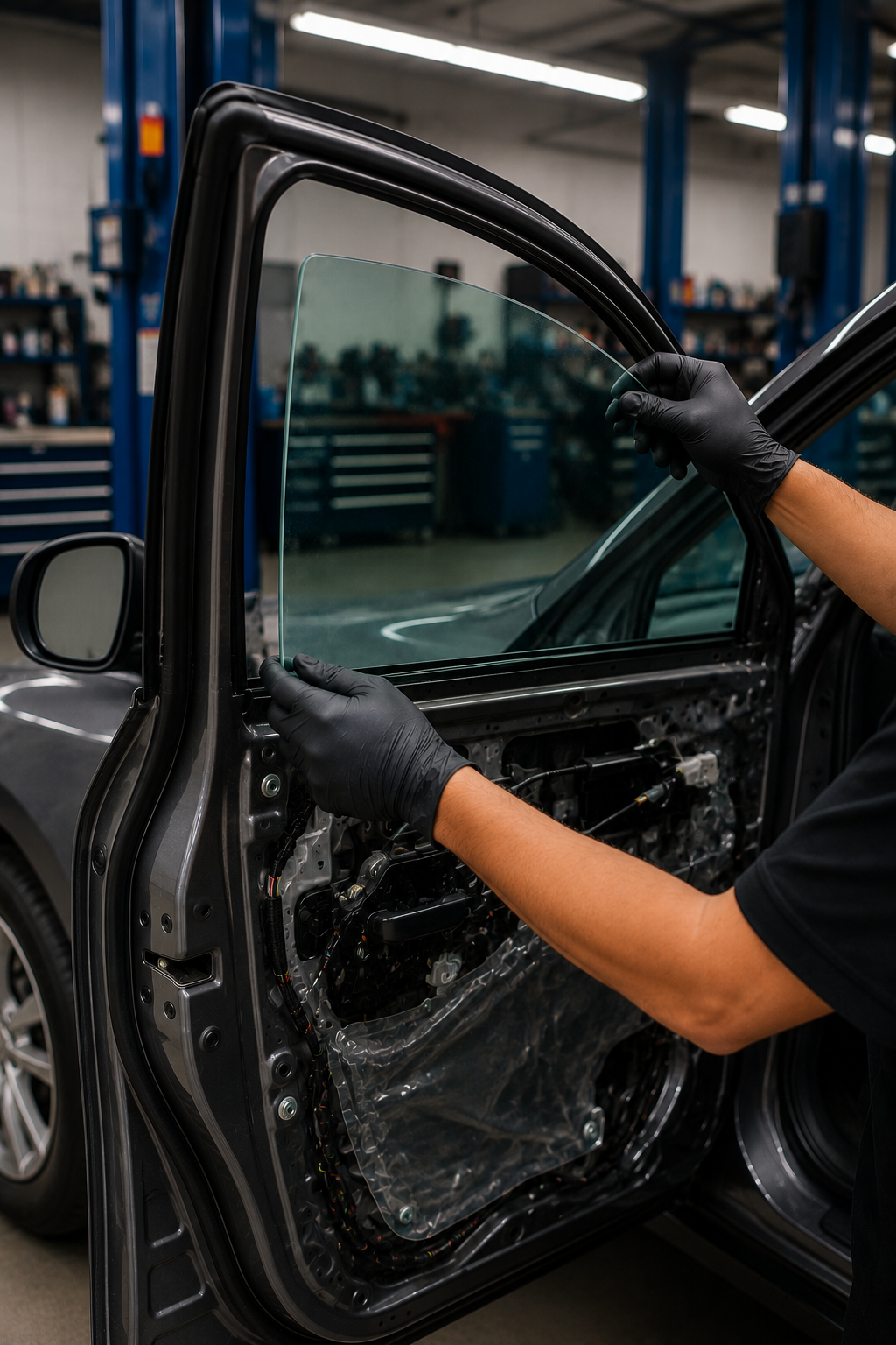 Red Honda Auto Glass Repair