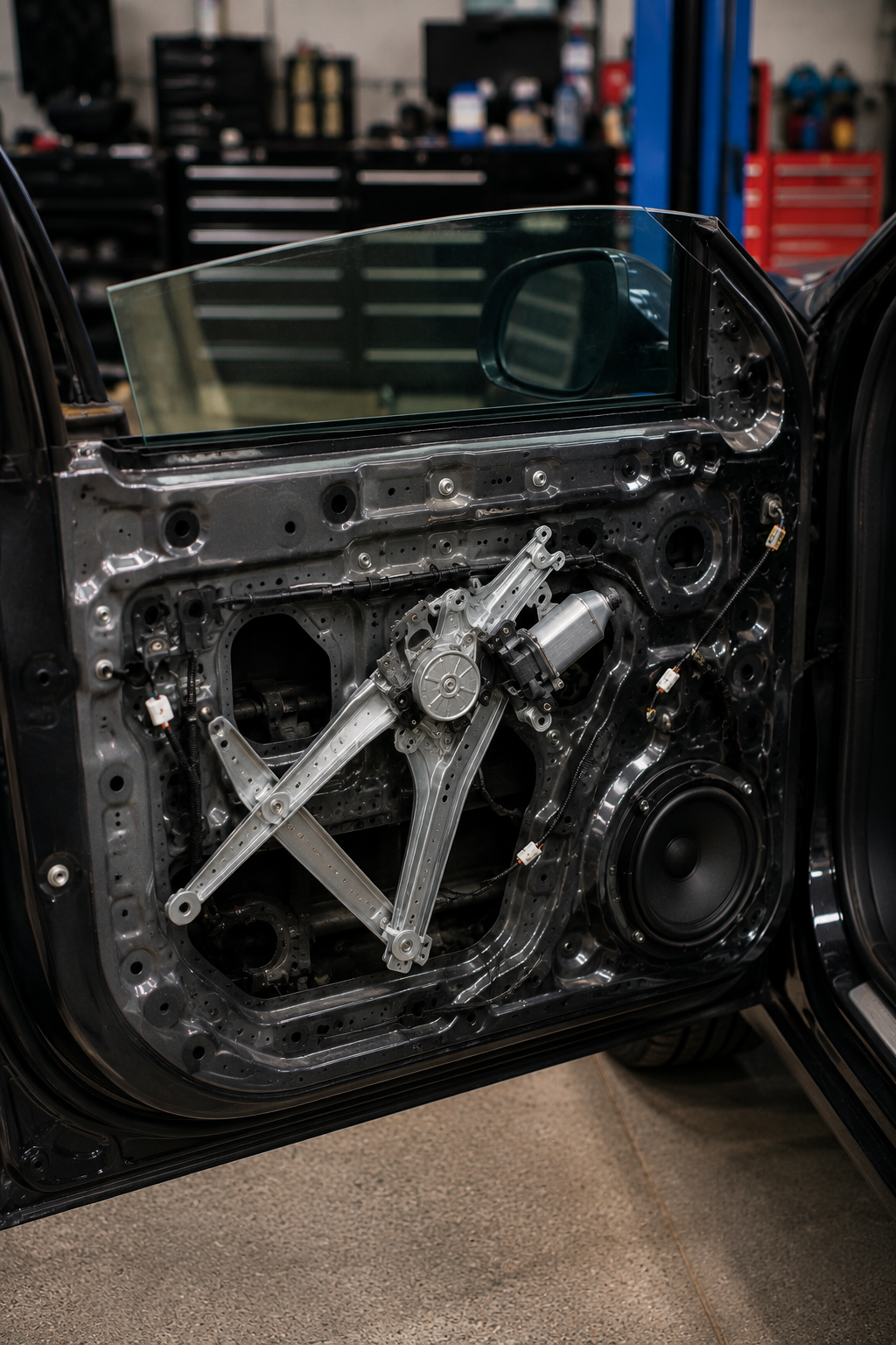 Car door interior regulator