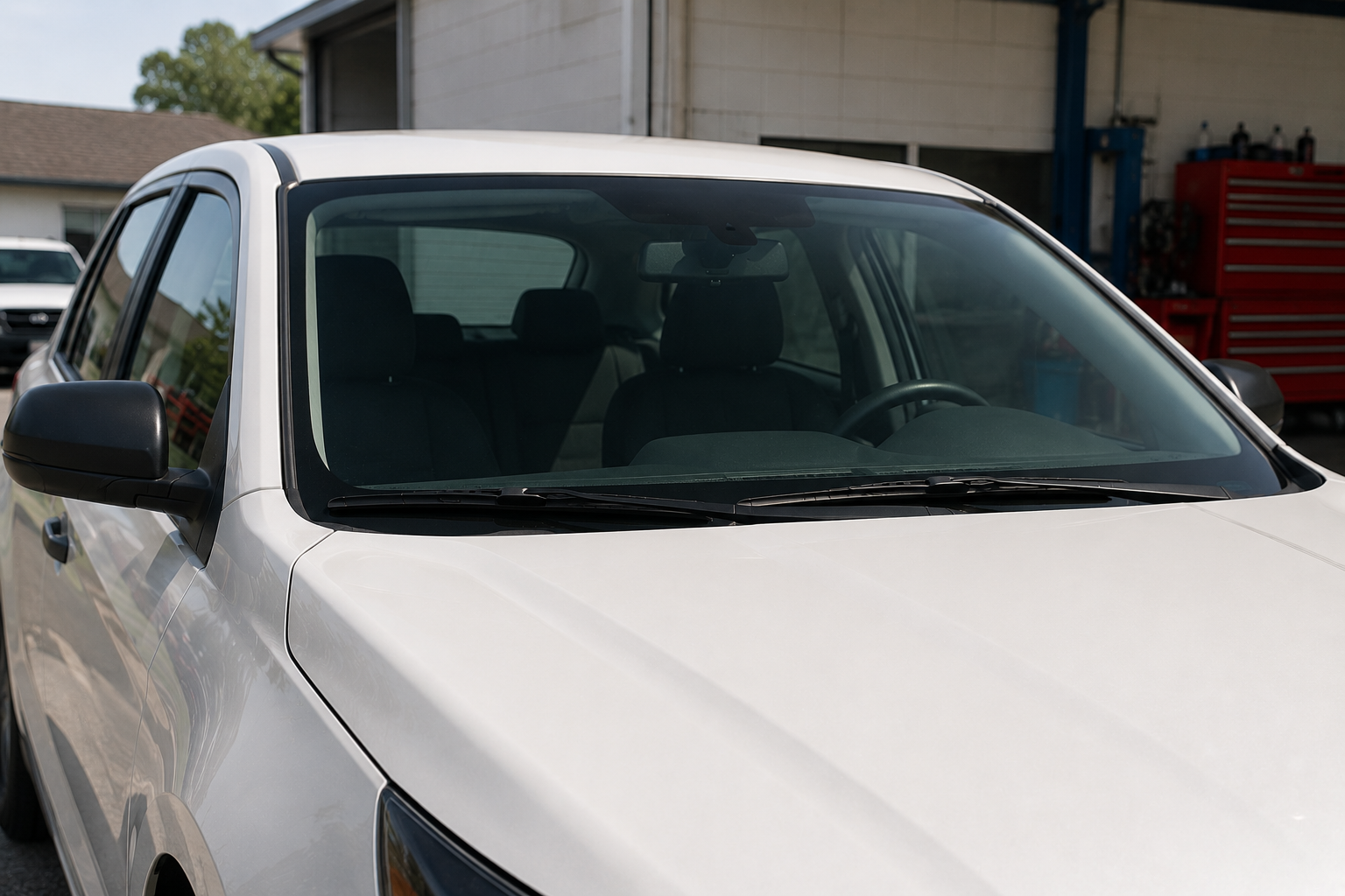 Windshield replacement work 3