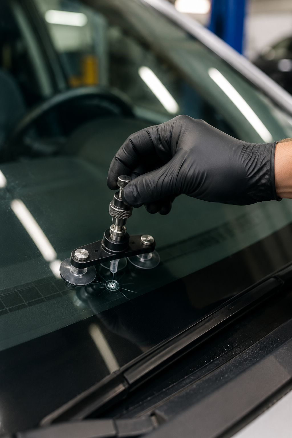 White BMW Rock Chip Repair in Fresno